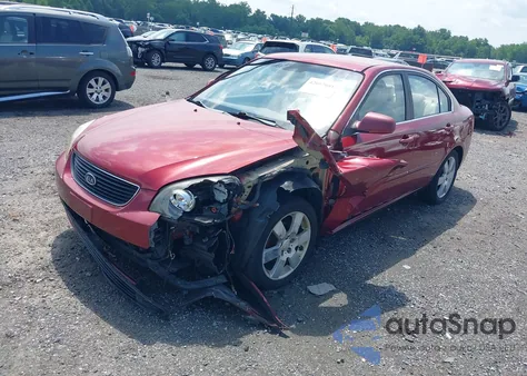 2008 Kia Optima Lx V6 из США, поврежденный, VIN KNAGE124485222316